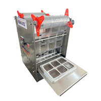 Machine manuelle de conditionnement de sauce piquante en pot 1oz 2oz, machine de scellage de pots pour sauce chili douce et pâte d'ail, pour vinaigrette