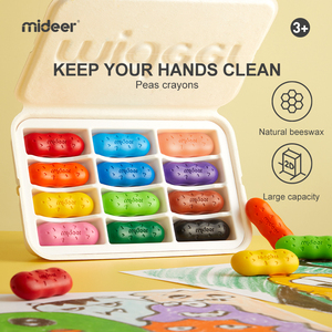 Mideer-crayón de guisante para niños, lápiz de pintura profesional lavable, no sucio, a base de aceite, seguro para bebé - Product Image 2