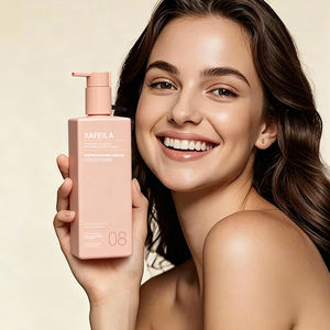 Hydratant capillaire biologique personnalisé avec logo, revitalisant sans rinçage naturel à l'huile d'argan et de jojoba, traitement réparateur des liaisons, 300 ml - Product Image 1