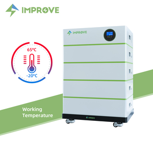 Batterie au lithium empilable tout-en-un avec onduleur 48V 51.2V 200ah Batterie solaire de stockage 5kWh 10Kwh 20kwh 30kwh Batterie Lifepo4 - Product Image 2