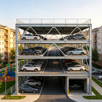 Estructura de Estacionamiento de Acero de Múltiples Niveles, Estacionamiento Comercial de Acero, Componentes Estructurales de Acero para Contratistas Generales