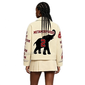 Veste personnalisée en jacquard tissé avec motifs Sororité grecque, Delt a <span class=keywords><strong>Sigm</strong></span> a Thet a, style tapisserie et à sequins, pour femme - Product Image 4