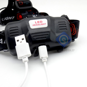 USB 충전식 전조등 안전 라이트 최고의 헤드 램프, 캠핑 방수 전조등 45도 Pivotable 헤드 - Product Image 5
