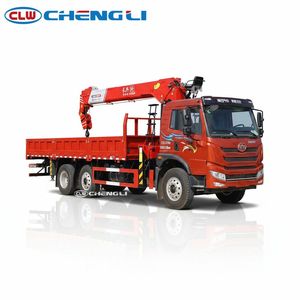 Camion grue FAW 6x2 de 10 tonnes, camion grue pour la construction et le levage de charges - Product Image 3