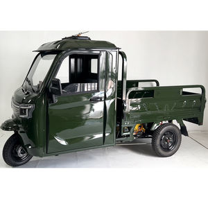 2025 nuevo Triciclo de carga motorizado Semi cabina cerrada EEC EU Stock Triciclo de carga con cubierta de carga de plástico - Product Image 6