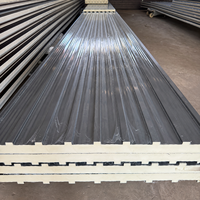 Panneau sandwich de toiture en polyuréthane PU, panneau de toiture isolé PIR pour maison préfabriquée et entrepôt