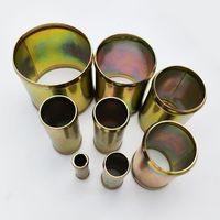 Manchon d'insertion en silicone coudé droit de type T, connecteur en acier galvanisé et acier inoxydable 304 pour système de refroidissement de radiateur de camion