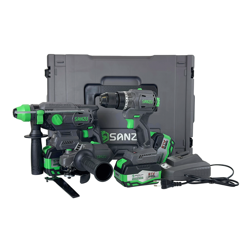 Cordless Brushless Angle Grinder Drill Rotary
