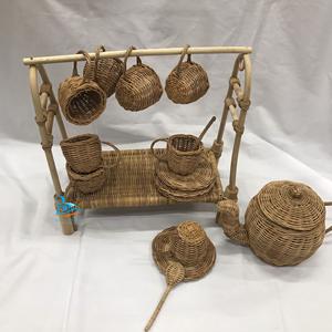 Théière en rotin nouveau design pour bébé jouets tendance 2022 - Product Image 1