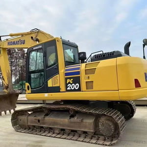 Mini-excavatrice sur chenilles Komatsu PC200-7 d'occasion entièrement opérationnelle, poids opérationnel de 1,8 tonne, pompe hydraulique Kawasaki, moteur Hino - Product Image 1