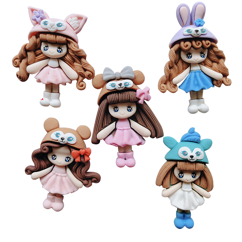 3d Resin Flatback Charms Doll Accessories