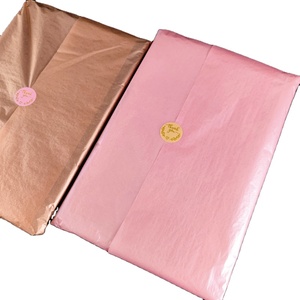 Vàng Bạc hồng hồng vàng đồng bằng màu 50*70cm quần áo Quà Tặng hàng thủ công gói mô giấy - Product Image 2