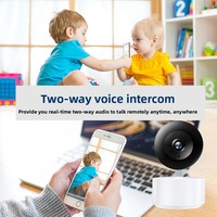 Caméra étanche Tuya avec capteur CMOS 3MP, audio bidirectionnel et vision nocturne pour la surveillance de bébé et la surveillance à distance