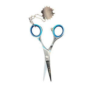 Tijeras de peluquería J2 Japan Steel, hoja de titanio japonesa con mango de cerámica para adelgazamiento y uso <span class=keywords><strong>en</strong></span> salón - Product Image 2