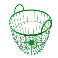 Panier en métal maillé en fil de fer Panier de rangement pour articles divers Panier à linge Organisateur de vêtements souillés avec poignées