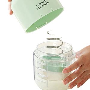 Nuevo Filtro de drenaje separador de suero de leche de soja de queso de prensa de plástico para yogur antiguo griego <span class=keywords><strong>casero</strong></span> - Product Image 1