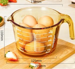 4 लैब घरेलू खाद्य ग्रेड ने बड़ी क्षमता स्नातक बीकर के साथ उच्च-तापमान प्रतिरोधी ग्लास मापने वाला कप - Product Image 6