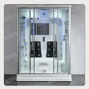 Modern design combination big shower room cabin luxury steam room machine shower enclosure shower steam room massage steam