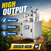 Machine de scellage automatique rotative à film thermoscellant pour boîtes de thé, scelleuse de couvercles de pots en acier inoxydable et aluminium, certifiée CE
