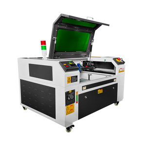 Machine de gravure laser CO2 miniature 6040, 600x400mm, réservoir d'eau intégré, découpeuse laser DIY pour papier, tissu, <span class=keywords><strong>verre</strong></span>, bambou - Product Image 4
