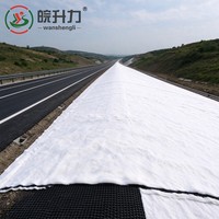 Géogrille de drainage composite 3D anti-colmatage de qualité construction routière pour la blocage capillaire de l'eau dans la base de la voie