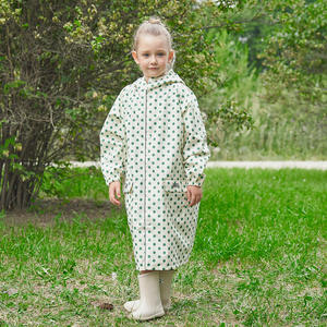 Impermeable para Niños con Espacio para Mochila, Poncho Largo Impermeable y Cortavientos para Niños y Niñas, Tela de Poliéster Pongee - Product Image 6