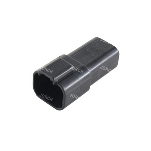 Connecteur <span class=keywords><strong>Électrique</strong></span> <span class=keywords><strong>Automobile</strong></span> Mâle 4 Broches Étanche Adaptateur Deutsch TE Connectivity DT04-4P-E004 Bornes en Nylon - Product Image 2