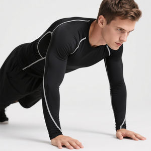 Fabrication de vêtements de gym pour hommes Tops personnalisables pour le sport Fitness Training Running Basketball T-shirts de fitness pour hommes - Product Image 2