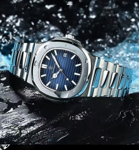 POEDAGAR 613 Nuovo <span class=keywords><strong>Orologio</strong></span> da <span class=keywords><strong>Uomo</strong></span> al Quarzo Ultra Sottile con <span class=keywords><strong>Cinturino</strong></span> in <span class=keywords><strong>Acciaio</strong></span> Inossidabile Impermeabile Funzione Luminosa e Calendario - Product Image 6