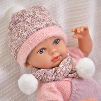 Poupées réalistes de 18 pouces, mignonnes, avec fonction musicale, bébés en silicone, poupées reborn, jouets pour filles