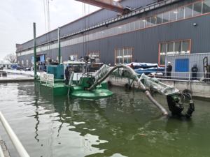 Amfibi Çok Amaçlı Nehir Tarama ve Kazı Gemisi, Konumlandırma Kazıkları ile - Product Image 5