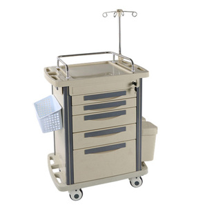 Ziekenhuis Kliniek Hoge Kwaliteit Emergency Medische Geneeskunde Winkelwagen Met Iv Pole Verpleging <span class=keywords><strong>Trolley</strong></span> - Product Image 4
