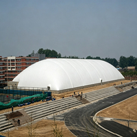 Stade sportif professionnel moderne à dôme gonflable et membrane pneumatique pour le football et l'utilisation en entrepôt