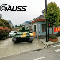 Char gonflable géant d'extérieur pour publicité promotionnelle, modèle de Panzer gonflable de simulation avec impression UV