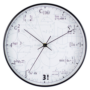 Reloj de pared de plástico 3D de 12 pulgadas, decoración del hogar con fórmula matemática, reloj de pared para niños, reloj de diseñador para aula, sala de estar - Product Image 6