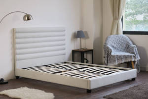 Camas Tapizadas de Estilo Minimalista Europeo, Muebles Tapizados Contemporáneos de Última Generación, Cama de Diseño Moderno y Lujoso - Product Image 3