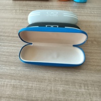 Étui à lunettes rigide en métal personnalisé avec logo, boîte de rangement pour lunettes en fer, étui optique portable