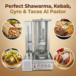 Machine à <span class=keywords><strong>kebab</strong></span> à gaz commerciale JUYOU à 4 brûleurs, robot de découpe automatique de shawarma pour restaurant turc, restauration rapide - Product Image 6