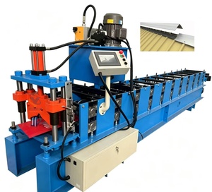 Machine à former les pignons de toit largement utilisée / Machine à profiler les pignons de toit en V 	   Machine de formage à froid pour toitures ou parois en V - Product Image 1