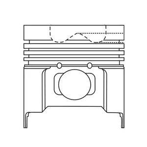 Various models in stock Auto TF60 engine piston 1CYL DIA 75.0MM 353CC
