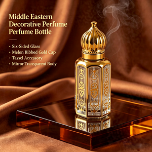 Wholesale Arabic Luxury Gold Roll on Glass <strong>Perfume</strong> Bottle 3ml 6ml 12ml for Oud <strong>Attar</strong> Fragrance Essential Oil - Product Image 6