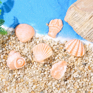 Kit de moldes de resina para conchas marinas, para paisajes en miniatura, decoración del hogar, suministros artísticos para manualidades, forma irregular, plástico y resina - Product Image 3