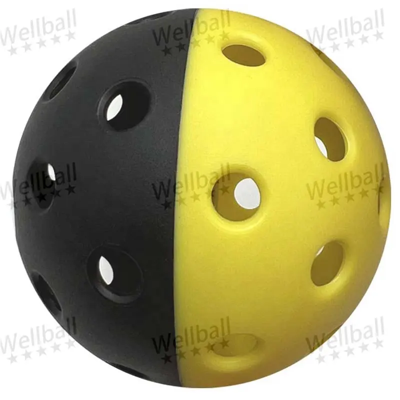 Two-Tone Duo Color Outdoor Pickleball balls Injection Mold 40 holes
