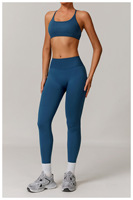 Ensemble Sportif Femme 4 Pièces Sans Couture Legging Personnalisable avec Logo Fermeture Éclair Survêtement Yoga Grande Taille Veste Top Slim Fit Course Fitness pour Femmes