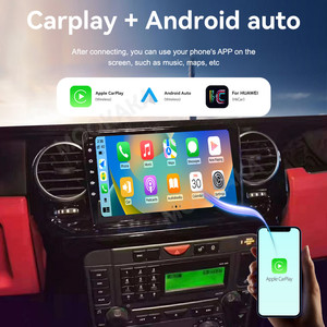 9.66 pollici CarPlay per <span class=keywords><strong>Land</strong></span> <span class=keywords><strong>Rover</strong></span> <span class=keywords><strong>Discovery</strong></span> 3 2004-2009 autoradio lettore multimediale navigazione GPS auto Stereo unità principale - Product Image 5