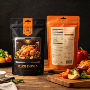Bolsa <span class=keywords><strong>de</strong></span> Plástico con Cierre para Pollo Asado, Personalizable, Antivaho, Apta para Microondas - Product Image 1