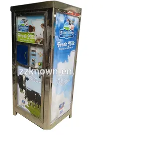 Mesin Penjual Susu Otomatis Dioperasikan dengan Koin OEM, Mesin Dispenser Susu