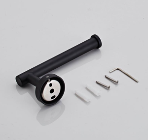 Set di accessori da bagno di lusso con pennello nero oro cinese di fabbrica cinese di Design moderno - Product Image 4