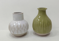 Pot de fleurs de bureau en céramique coloré et unique, vases de jardin élégants en poterie, à vendre