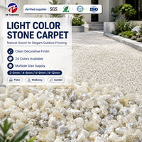 Système de revêtement de sol extérieur en gravier liant résine polie, écologique, durable, avec copeaux de pierre naturelle et liant polyuréthane pour allées et patios